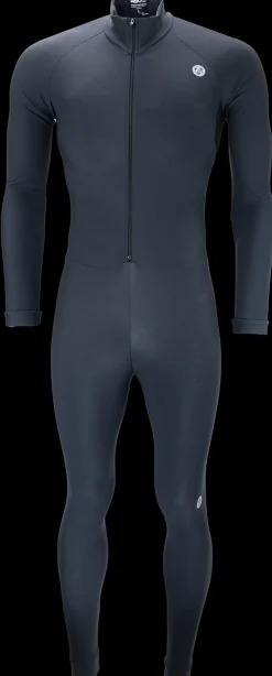 AGU marathon thermo schaatspak dames dark grey/black