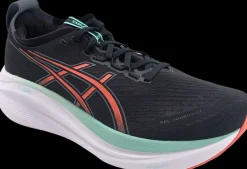 Asics Nimbus 27 black/coral reef