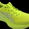 Asics Novablast 4 safety yellow/cool grey
