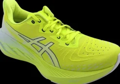 Asics Novablast 4 safety yellow/cool grey