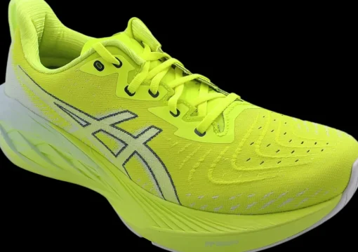 Asics Novablast 4 safety yellow/cool grey
