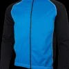 Avento schaatsjack windstopper zwart/blauw