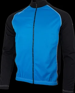 Avento schaatsjack windstopper zwart/blauw