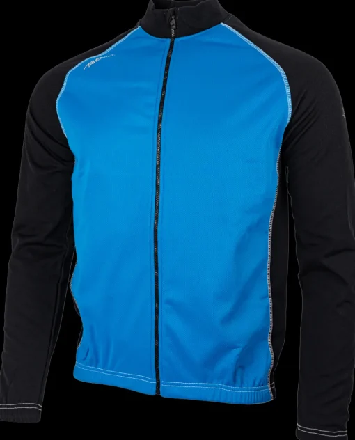 Avento schaatsjack windstopper zwart/blauw