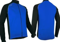 Avento schaatsjack windstopper zwart/blauw