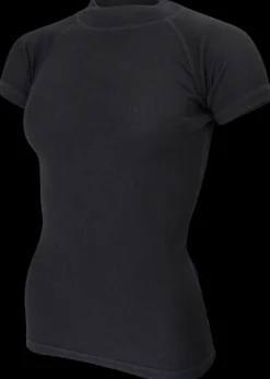 Avento Thermoshirt Dames Zwart (korte mouw) 720