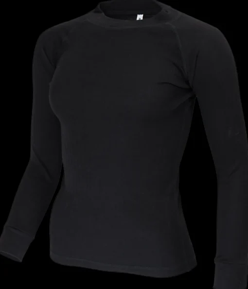 Avento Thermoshirt Dames Zwart 721 lange mouw