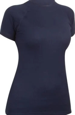 Avento Thermoshirt Dames Zwart (korte mouw) 720