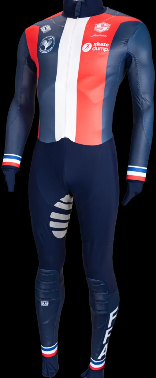 Bioracer snijvast schaatspak shorttrack Team France