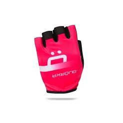 Bjorka Wielerhandschoen Isoard Pink Fluo/Black