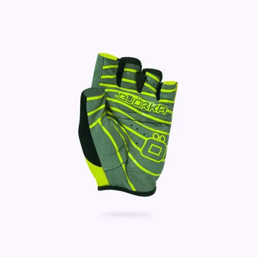 Bjorka Wielerhandschoen Isoard Yellow Fluo/Black