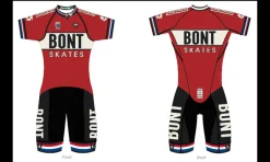 Bont Retro skate suit front zip