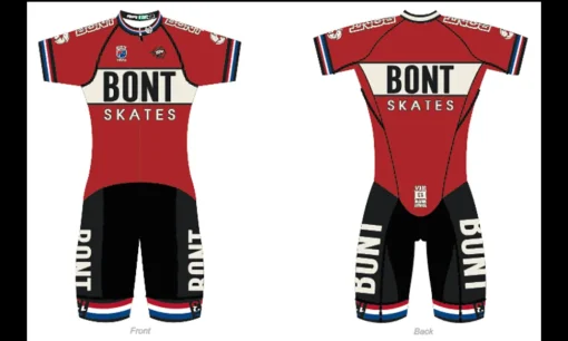 Bont Retro skate suit front zip