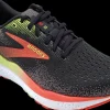 Brooks Ghost 16 black/mandarin red/green