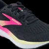 Brooks Ghost 16 black/pink/yellow [narrow]