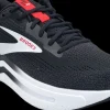 Brooks Ghost Max 2 black/white/fiery red