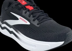 Brooks Ghost Max 2 black/white/fiery red