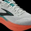 Brooks Ghost Max 2 oyster mushroom/orange/teal
