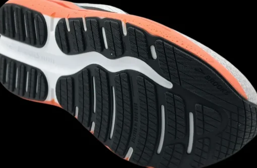 Brooks Ghost Max 2 oyster mushroom/orange/teal