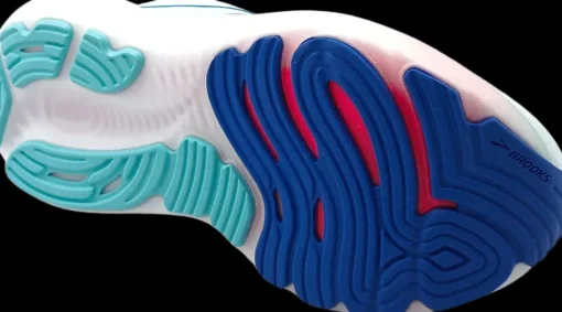 Brooks Glycerin 22 white/limpet shell/amparo blue