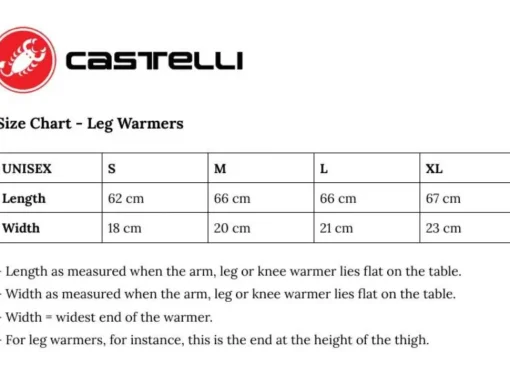 Castelli Nanoflex wit beenstukken