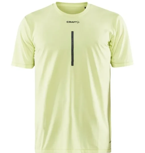 Craft adv charge ss tech tee men giallo