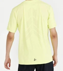 Craft adv charge ss tech tee men giallo