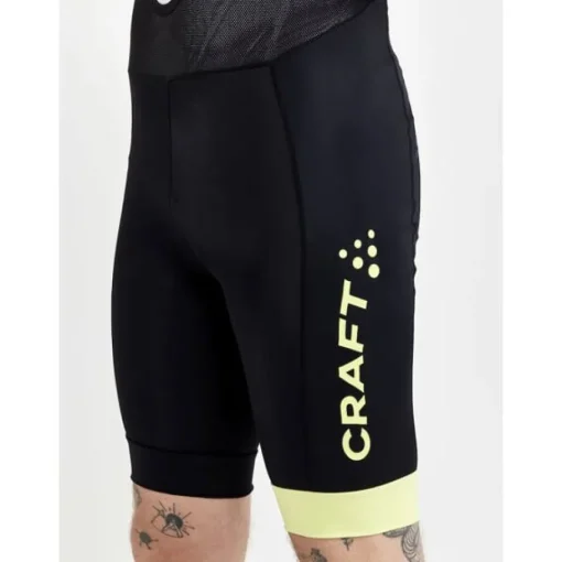 Craft Core Endurance Bib Shorts M - black/giallo