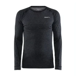Craft CORE WOOL MERINO LS TEE Men BLACK-MELANGE