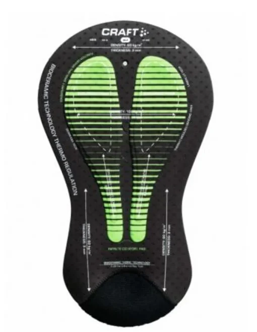 Craft Glow Bib Short Men Black