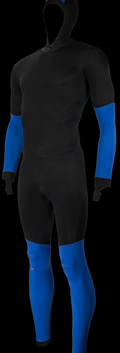 Craft speedpak colorblock zwart/blauw