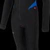 Craft Thermo schaatspak colorblock zwart/blauw
