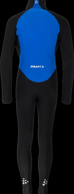 Craft Thermo schaatspak colorblock zwart/blauw