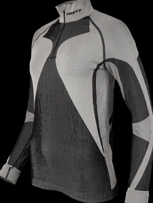 Craft Warm Mockneck Zip Dames