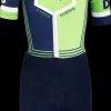 DMB speed skating groen/blauw