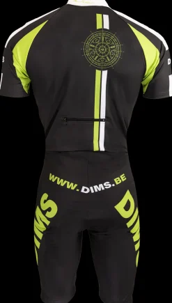 DMB speed skating zwart/groen
