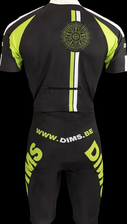 DMB speed skating zwart/groen