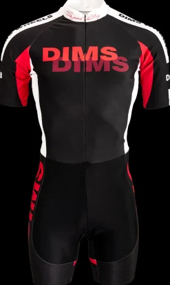 DMB speed skating zwart/wit/rood