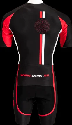 DMB speed skating zwart/wit/rood