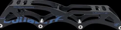 DoubleFF 11.0" 4x90 165/195mm zwart/blauw