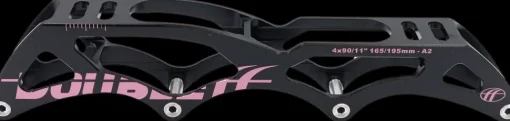 DoubleFF 11.0" 4x90 165/195mm zwart/roze