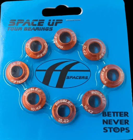 DoubleFF precisie spacers (set van 8 stuks)