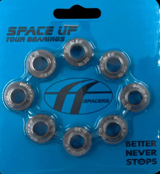 DoubleFF precisie spacers (set van 8 stuks)