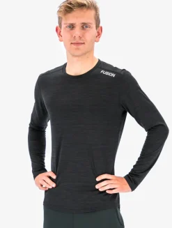 Fusion mens C3 long sleeve black