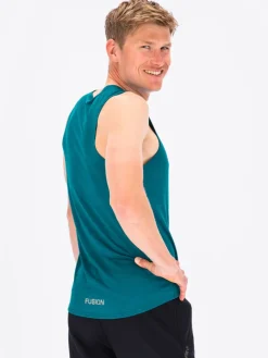 Fusion mens C3 singlet turquoise