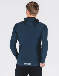 Fusion mens recharge hoodie night blue