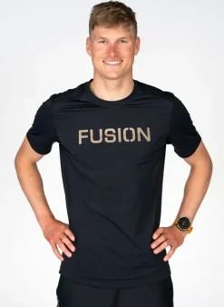 Fusion mens recharge t-shirt black