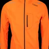 Fusion mens S1 run jacket orange