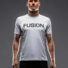 Fusion mens Tempo! t-shirt white brand