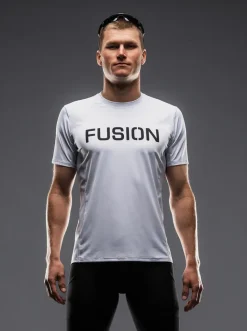 Fusion mens Tempo! t-shirt white brand